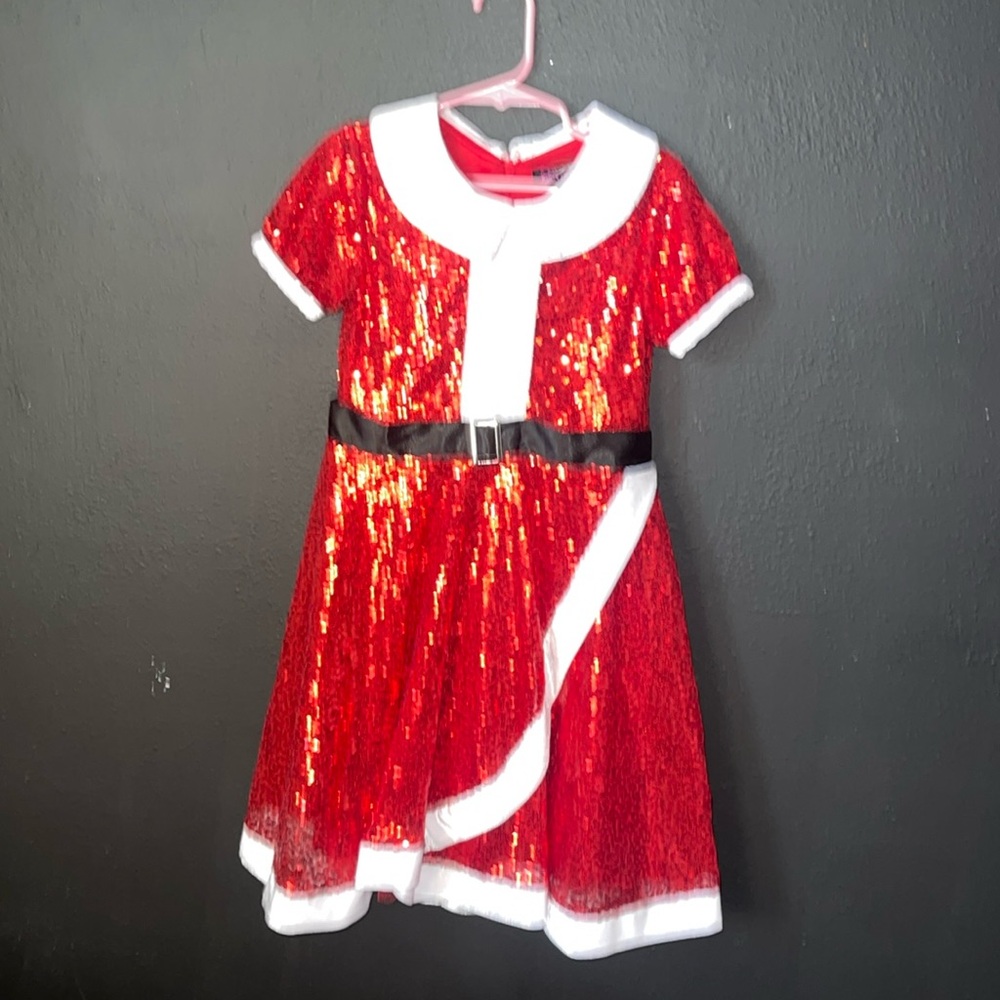 JoJo’s Closet Nickelodeon Red Sequin Holiday Dress Size 7/8